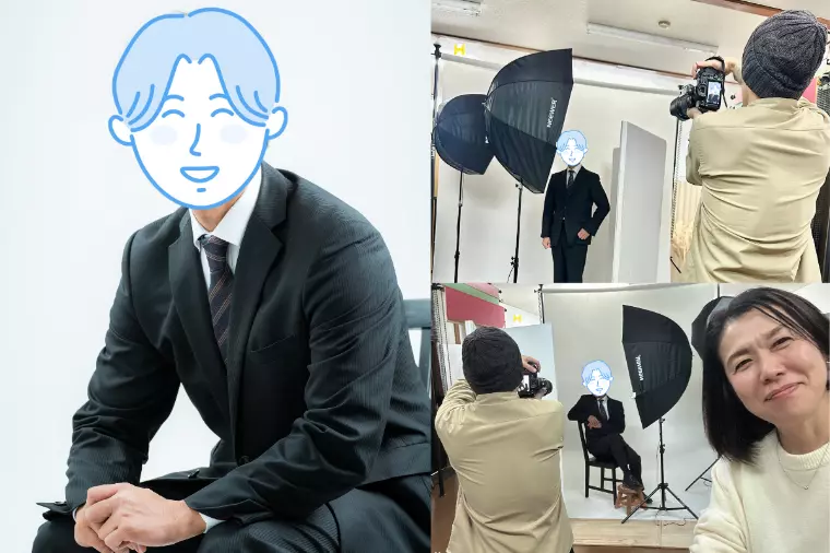 30代男性のプロフィール写真撮影でした📷