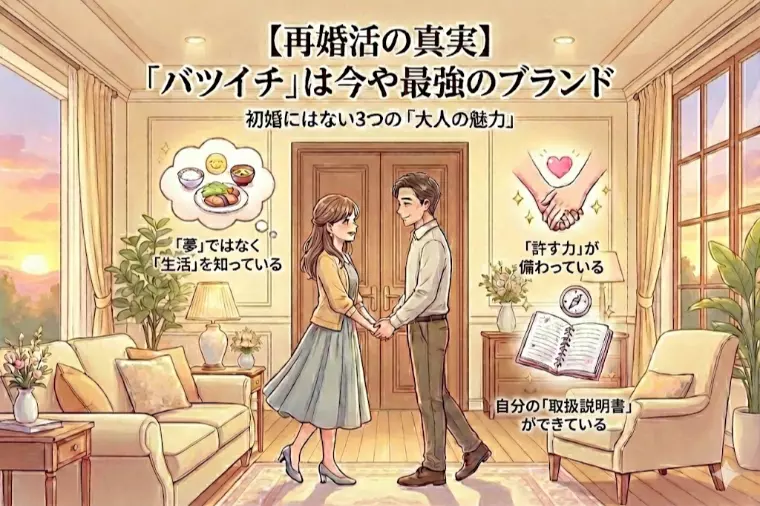 【再婚活の真実】「バツイチ」は今や最強のブランド