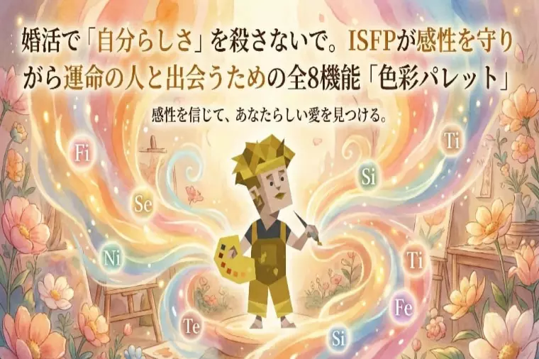 自分を殺さないISFP婚活。感性を守る全8機能の活用法
