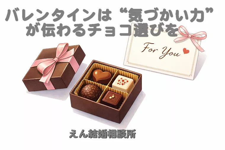 【バレンタインは“気づかい力”が伝わるチョコ選びを】