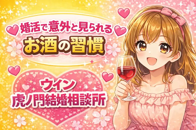 💗🌸婚活で意外と見られるお酒の習慣🌸💗