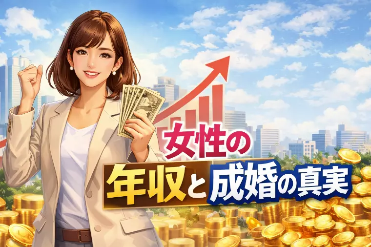 【女性版】年収と成婚のリアル