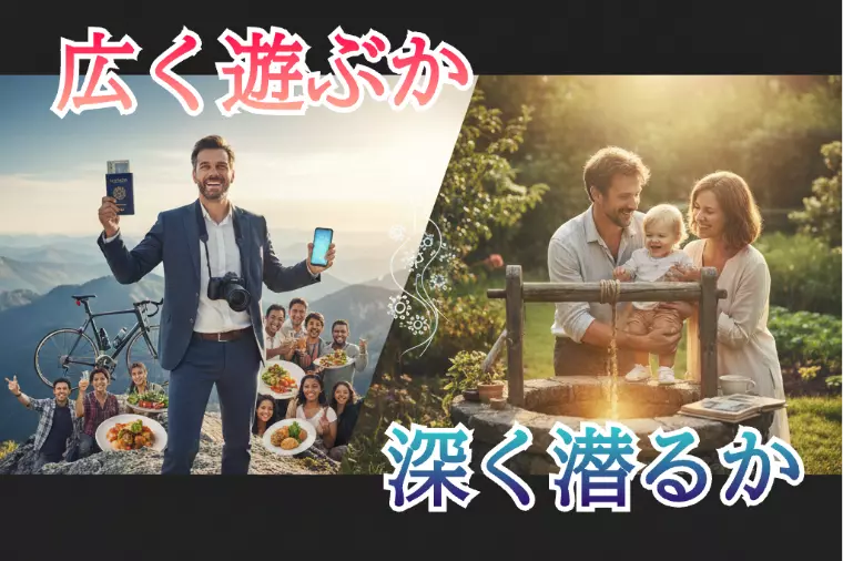 広く遊ぶか、深く潜るか