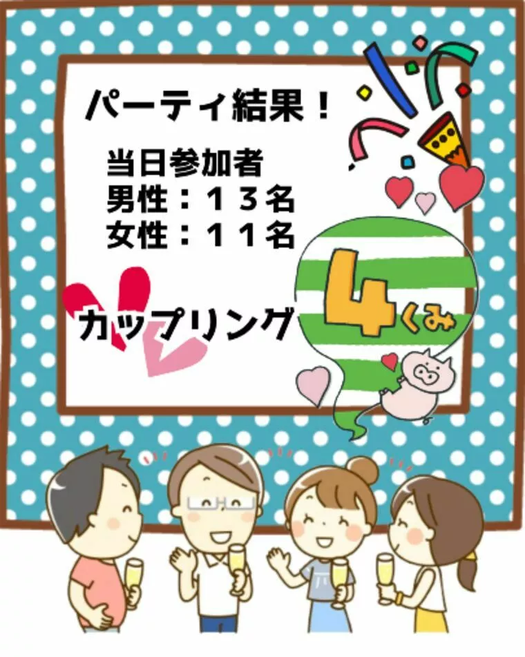 1月の婚活パーティ結果報告です！
