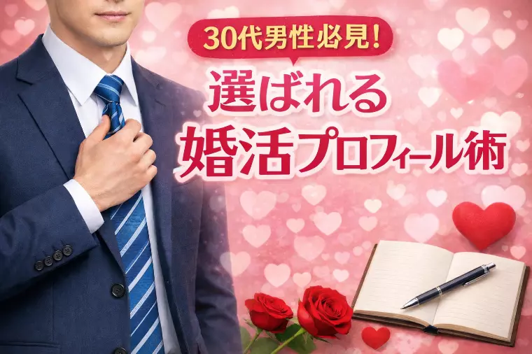 30代男性必見！選ばれる婚活プロフィール術