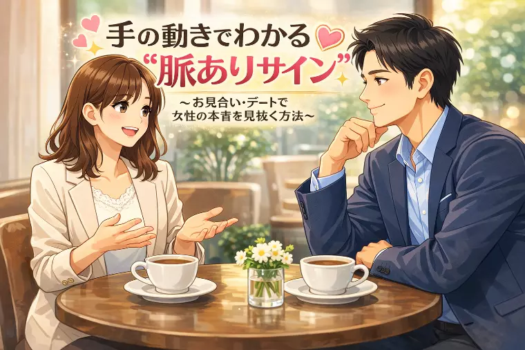 手の動きでわかる  “脈ありサイン”