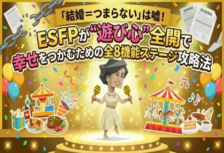 結婚＝退屈は嘘！ESFPが全8機能で最高に楽しむ攻略法