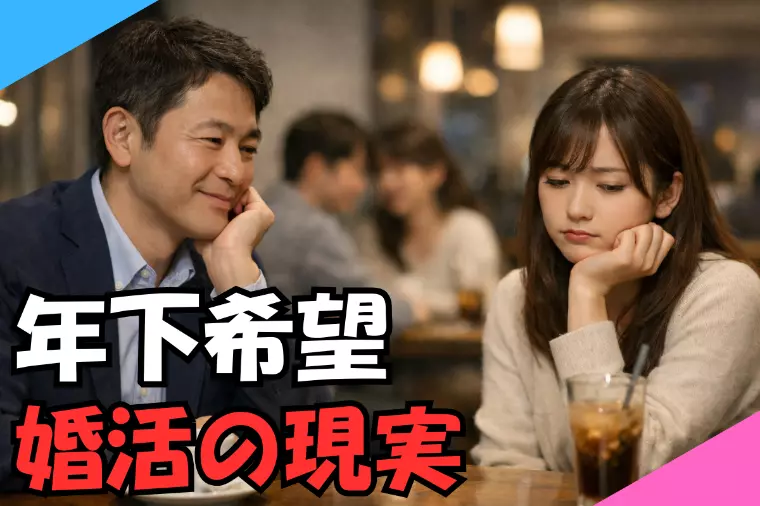 『10歳下狙い婚活男性』の現実