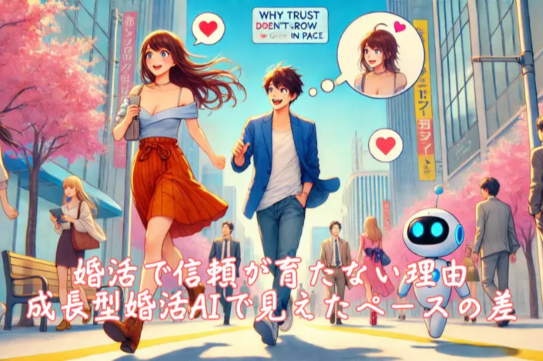 婚活で信頼が育た訳、成長型婚活AIで見えたペースの差