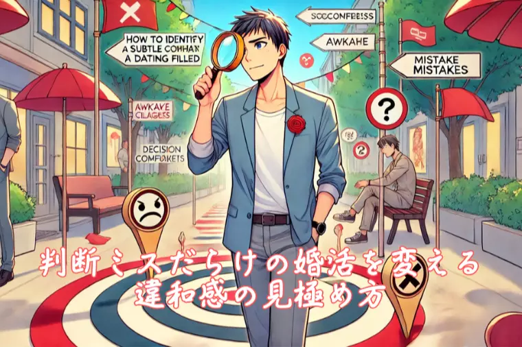 判断ミスだらけの婚活を変える違和感の見極め方