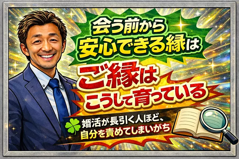 会う前から安心できるご縁は、こうして育っている