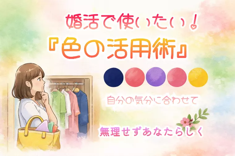 婚活で使いたい！色の活用術