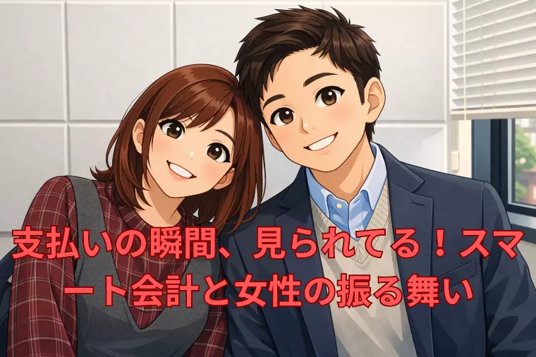 支払いの瞬間、見られてる！スマート会計と女性の振る舞い