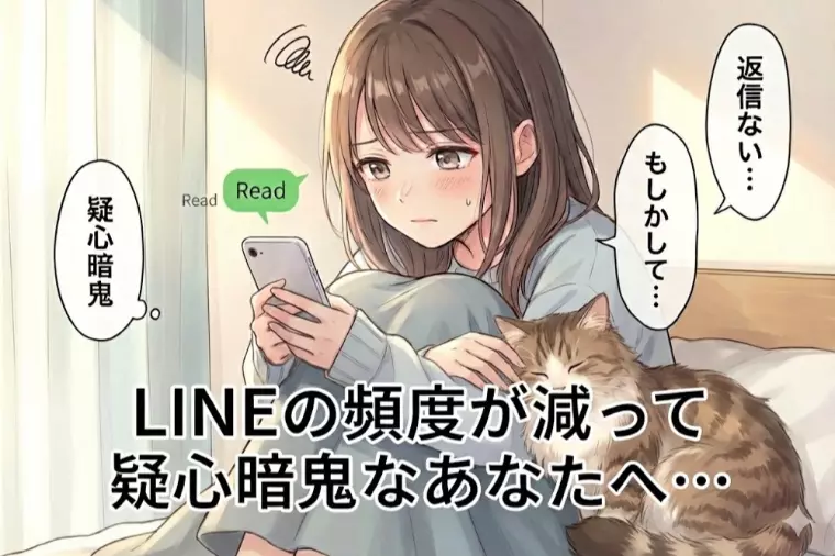 LINEの頻度が減って疑心暗鬼なあなたへ…究極は「携帯の