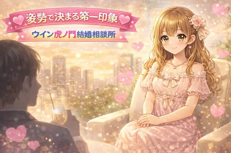 💗姿勢で決まる第一印象💗