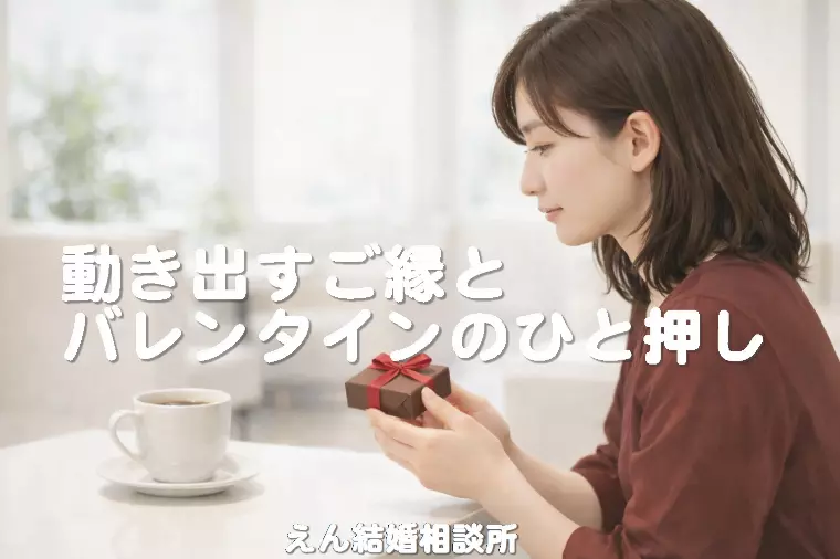 【動き出すご縁と、バレンタインのひと押し】