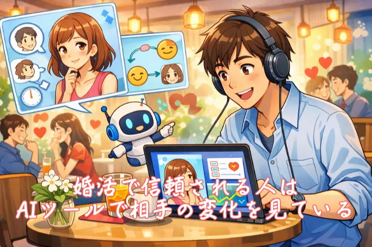 婚活で信頼される人はAIツールで相手の変化を見ている