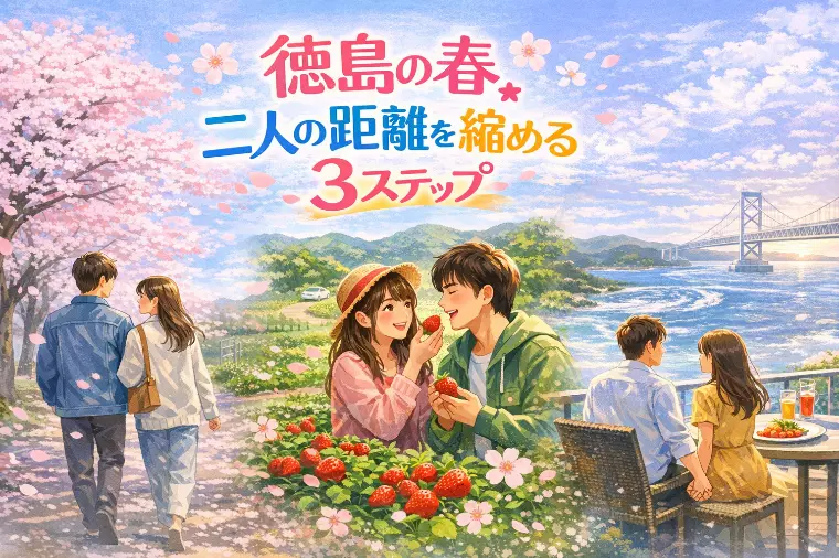 徳島の春デートはここ！婚活プロが教える成功への３ステップ