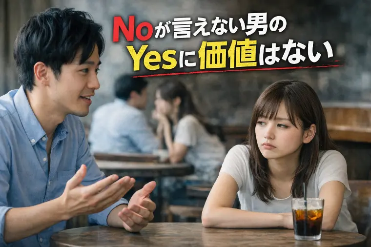 Noが言えない男のYesに価値はない