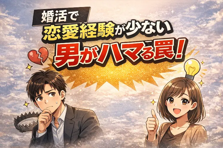 婚活で恋愛経験が少ない男性が陥る5つの罠と改善法