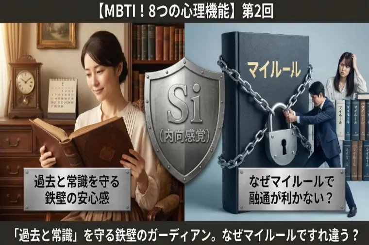 【MBTI】Si：常識を守る人がマイルールですれ違う訳