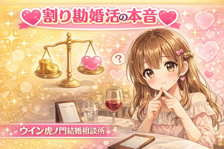 💗割り勘婚活の本音💗