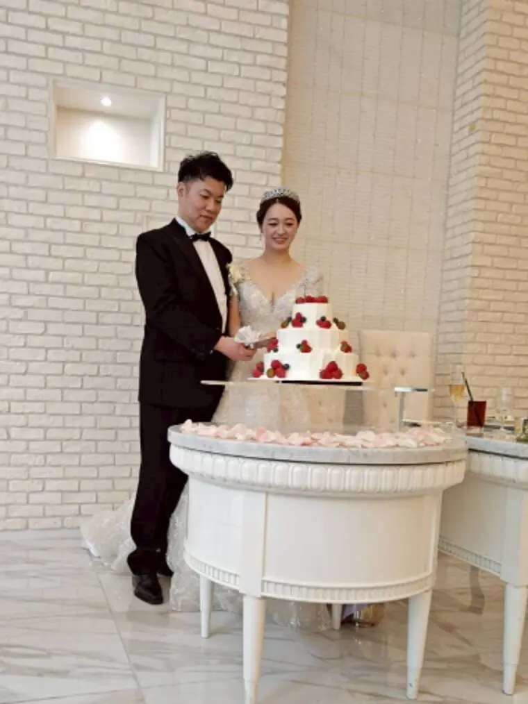 ５０代男性会員さまより　披露宴のお写真が届きました♡