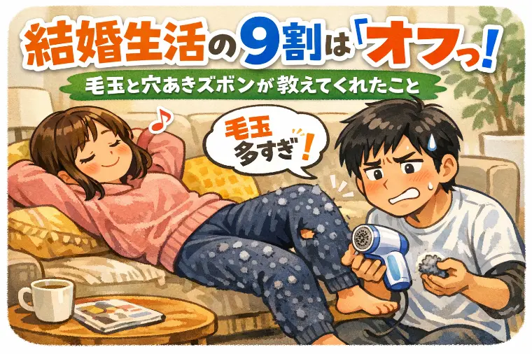 結婚生活の９割は「オフ」