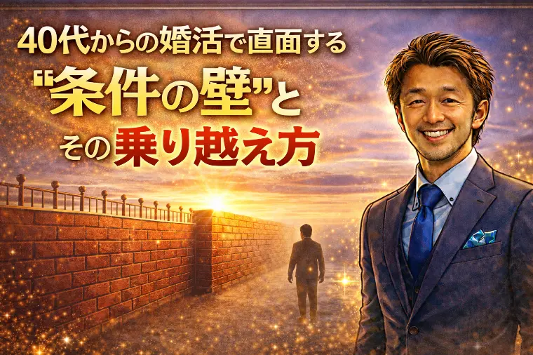 40代からの婚活で直面する“条件の壁”とその乗り越え方