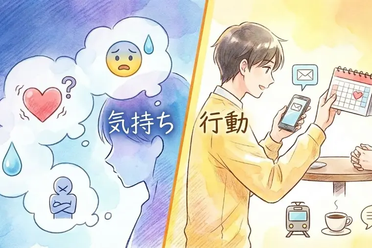 婚活がうまくいく人は、気持ちと行動を分けることができる！