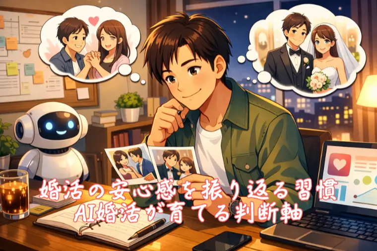 婚活の安心感を振り返る習慣、AI婚活が育てる判断軸