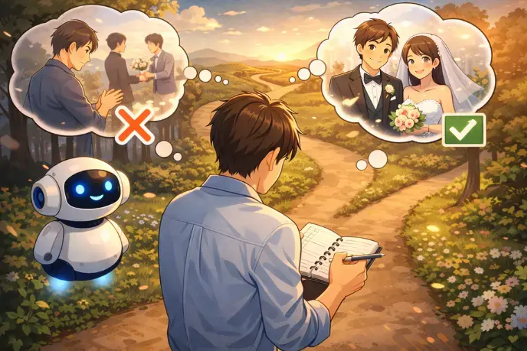 結婚相談所 ベイビーズ・ブレス　Baby's breath「婚活の安心感を振り返る習慣、AI婚活が育てる判断軸」- 3