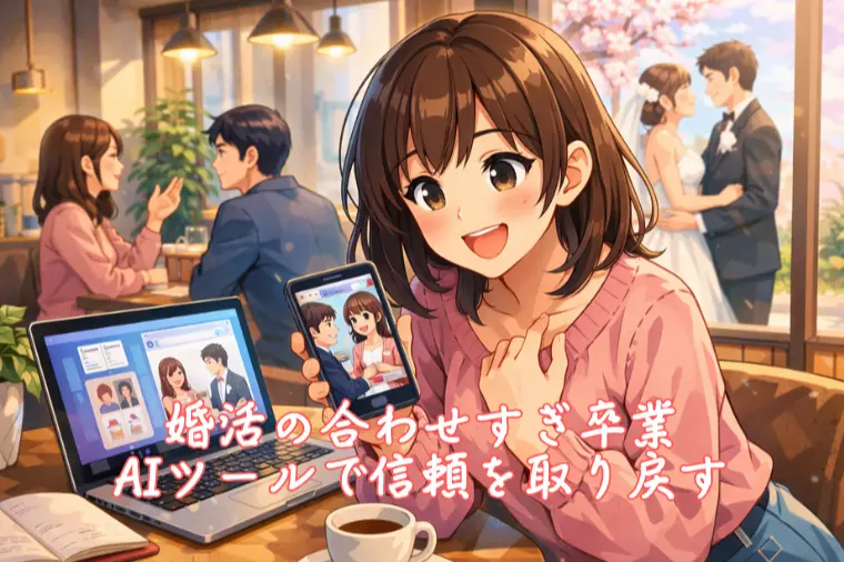 婚活の合わせすぎ卒業、AIツールで信頼を取り戻す