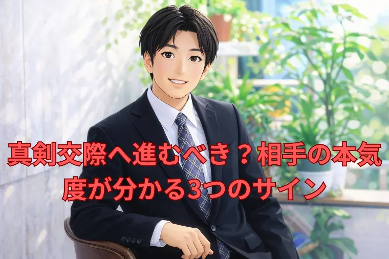 真剣交際へ進むべき？相手の本気度が分かる3つのサイン