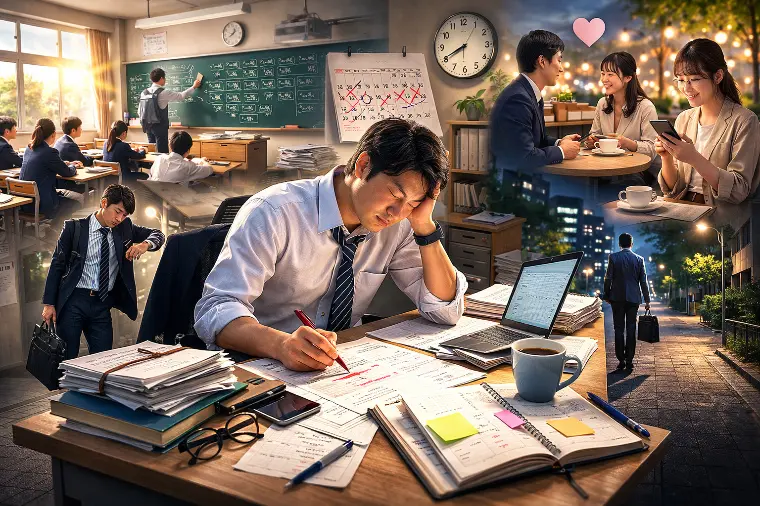 忙しすぎて出会いがない…学校の先生が結婚できない理由とは