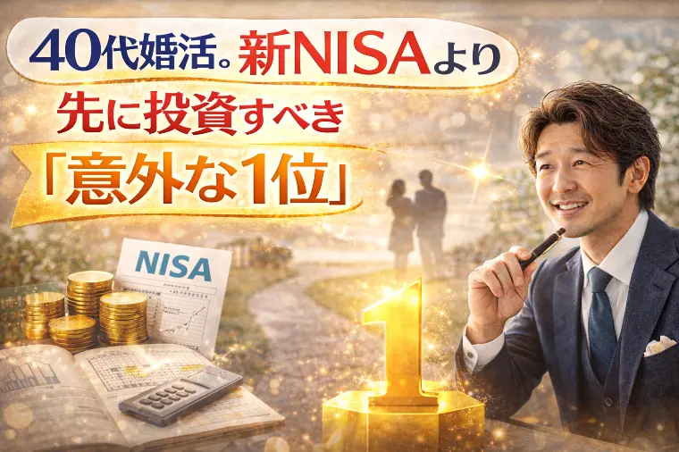 40代婚活。新NISAより先に投資すべき『意外な1位』