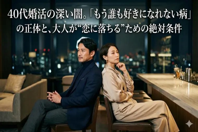40代婚活の深い闇。「もう誰も好きになれない病」の正体と
