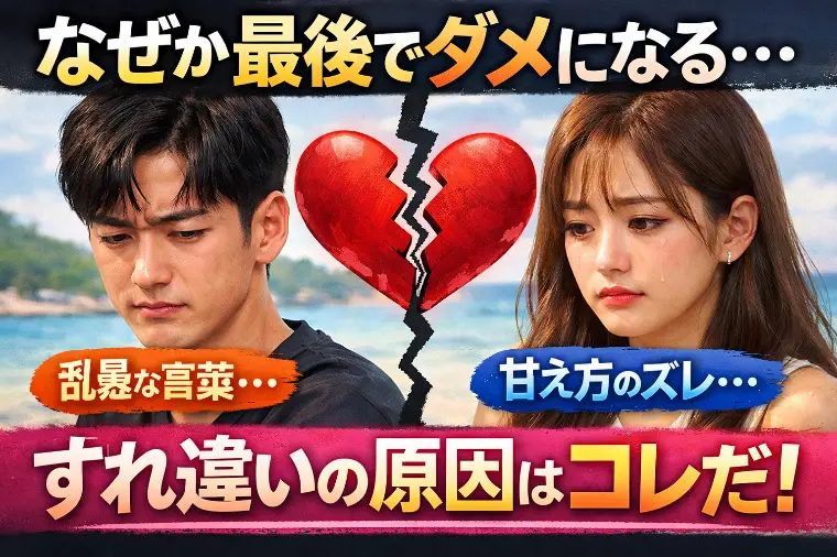 良い感じの人と上手くいかなくなる原因について