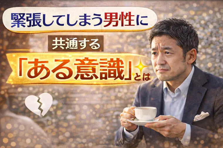 緊張してしまう男性に共通する“ある意識”