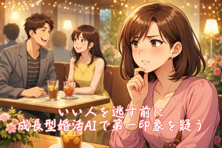 いい人を逃す前に、成長型婚活AIで第一印象を疑う
