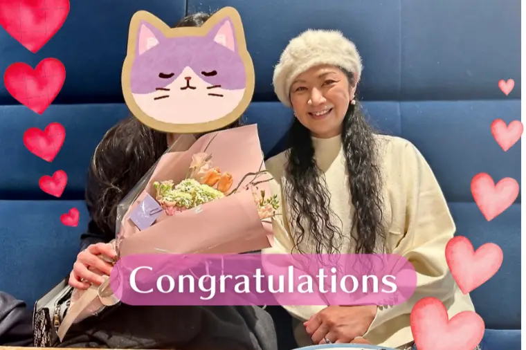 ご成婚のお祝いでした♪ 活動 6ヶ月、交際期間 4ヶ月！