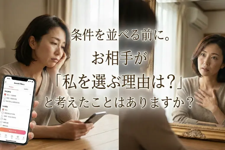 条件を並べる前に。「選ばれる理由」考えたことありますか？