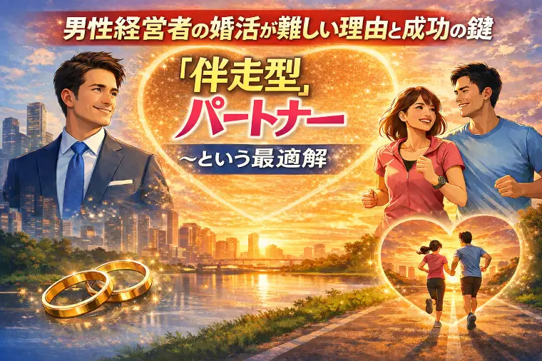 男性経営者の婚活が難しい理由と成功の鍵～伴走型パートナー