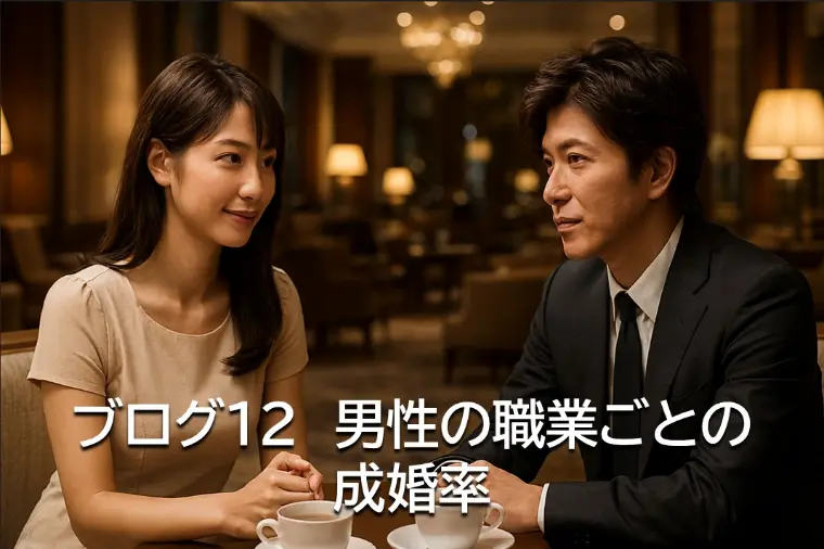 ブログ12　男性の職業ごとの成婚率