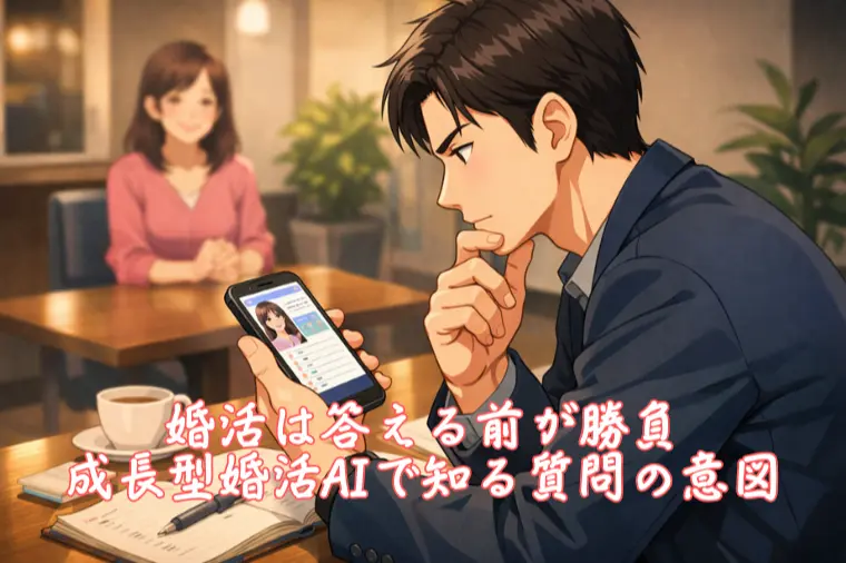婚活は答える前が勝負、成長型婚活AIで知る質問の意図
