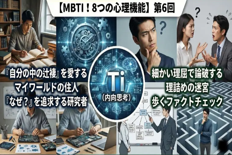【MBTI】Ti：マイワールドの住人が理屈で論破する訳