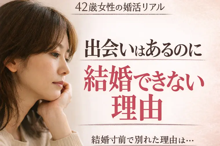 ご縁はあるのに結婚に繋がらない～42歳女性入会エピソード