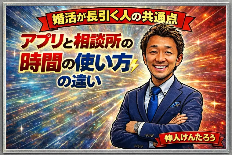 婚活が長引く人の共通点。アプリと相談所の“時間の使い方”