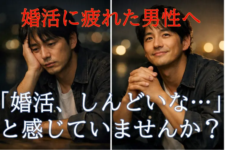 婚活に疲れた男性へ｜もう無理と思った時の回復方法