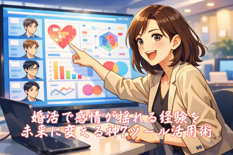婚活で感情が揺れる経験を未来に変える神7ツール活用術